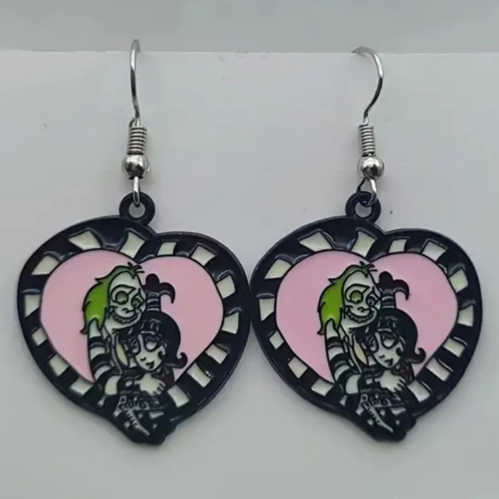 Beetlejuice earrings NWT